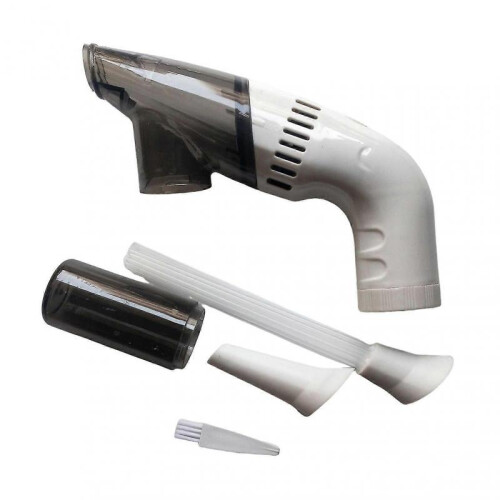 (White) Wireless Handheld Vacuum Cleaner Powerful Cleaning Mini Size Desktop Versatile Portable Cleaner for Home Car