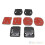 12Pcs Flat Curved Adhesive Mount Camera Base for SJ4000 Gopro Hero 1/2/3/3+ 4