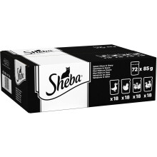 Sheba Select Slices Poultry Wet Cat Food 72 x 85g