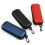 (Red) Glasses Case In Square Shape Zipper Hard Eyeglass Case Box with Hook 5