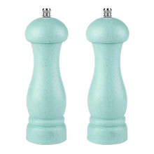 (Nordic green color box) High Quality Oak Wood Salt and Pepper Grinder Adjustable Coarseness and Refillable