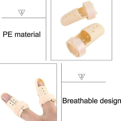 (Size 1) Adjustable Finger Splint Finger Protector 2