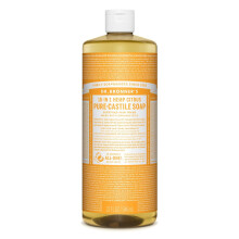 Dr. Bronner's - Pure-Castili vloeibare zeep (Citrus 32 ounce) - Gemaakt met biologische olin 18-in-1 toepassingen: Gezicht Lichaamshaar Wasseri
