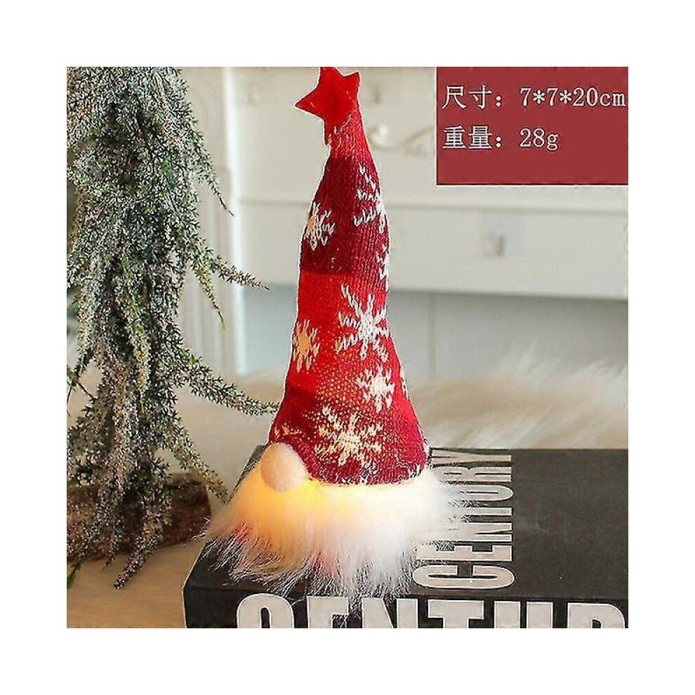 (B1)Glowing Gnome  Faceless Doll Merry  Home Decoration Navidad Natal Gift 2024 New Year Night Light