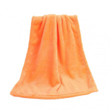 (70x100cm, Orange) Coral Fleece Blankets Super Soft Shaggy Universal Solid-color Fleece Blankets For Sofa Qinhai