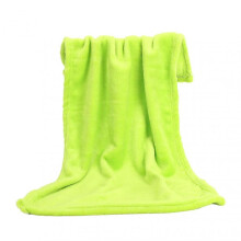 (70x100cm, Green) Coral Fleece Blankets Super Soft Shaggy Universal Solid-color Fleece Blankets For Sofa Qinhai