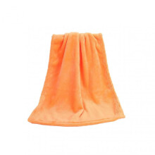 (50x70cm, Orange) Coral Fleece Blankets Super Soft Shaggy Universal Solid-color Fleece Blankets For Sofa Qinhai