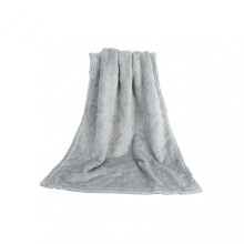 (50x70cm, Grey) Coral Fleece Blankets Super Soft Shaggy Universal Solid-color Fleece Blankets For Sofa Qinhai