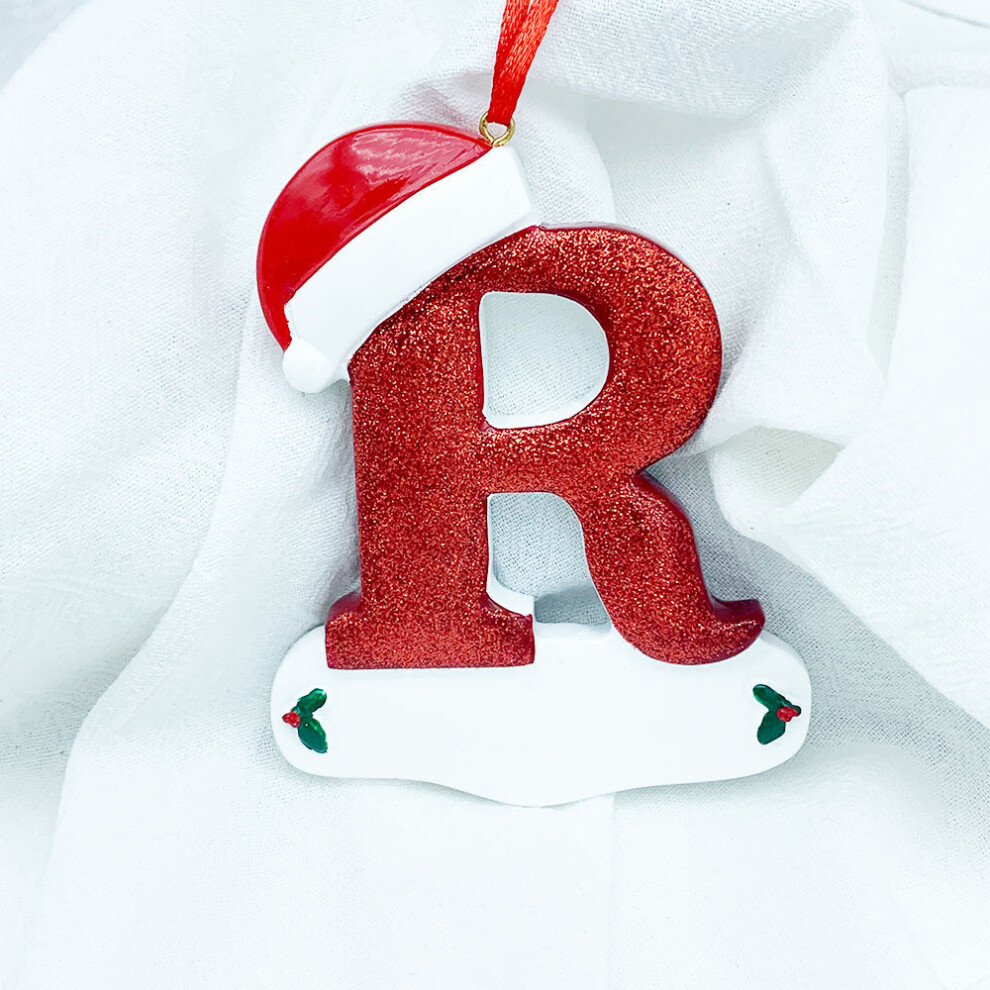 (R) Beautifully Crafted Handpainted Resin Christmas Ornaments With 26 Alphabet Letters A To Z Decor For Stylish-image-OPC-PJ9DJMH-NEW