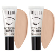 Milani Eyeshadow Primer - 2 Pack | Primer Face Makeup Eye Shadow Primer Base | Makeup Primer til ansigt | Vegansk grusomhedsfri til langvarig sli