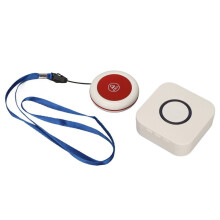 Caregiver Pager Wireless Nurse Call System Alert Button Long Distant For Home Hospital