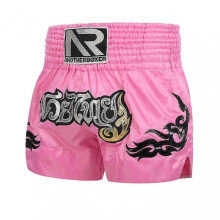 (Pink, 2XL) Boxing Shorts Anti-friction Muay Thai Kickboxing Shorts For Men