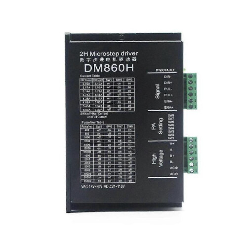 Microstep Drive DM860H DSP Digital Type 57/86 Stepper Motor Driver with Fan for DMA 1