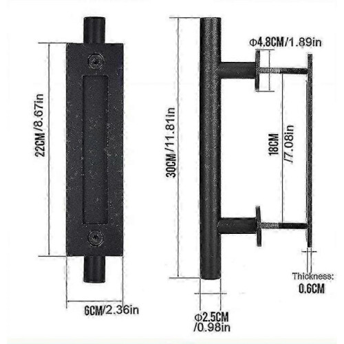 Barn Door Handle, Iding,heavy Duty Barn Door Handle, Pull Handle,iding Door Handle 1