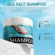 Natural Sea Salt Shampoo Hair Treatment Scrub Scalp Exfoliating Treatment