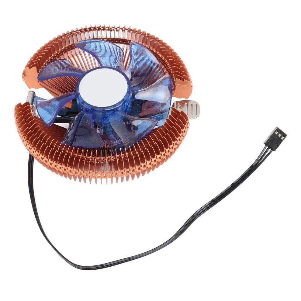 Cpu Radiator Fan Aluminum Cpu Cooler With Dynamic Lighting For Intel Lga 775 1155 1156 1200 Dc12v
