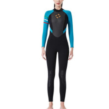 (X, Black Blue Sleeves) Wetsuits Women 3mm Neoprene Diving Suits Surfing Swimming Long Sleeve Keep Warm Back Zip for Water