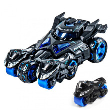 (Alloy Catapult Chariot) Children's Alloy Toy Car Ejection Vehicle Pull Back 3 in 1 Vehicle Kids Gift