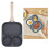 Padella per uova a 3 scomparti, 26,319,5 cm, 18 cm, nera 15