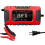 (Red) Battery Charger Battery Maintainer Fully Automatic with LCD Display Trickle 3