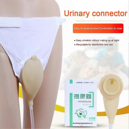 Male Reuseable Soft Urinal Bag Kit Sturdy Spill Proof Pee Collectors for Urinary Urgency 2
