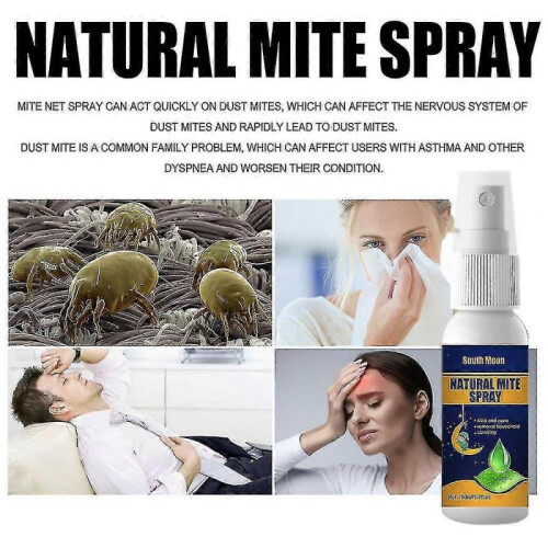 (2pcs) Dust Mite Killer Ready-To-Use Formulation Kills Bed Bugs, Dust Mites and the Germs Bug Killer Spray 2