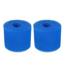 (2pcs Type VI-D) Replacement Filter Cartridge Foam Type I/II/VI/D/H/S1/A/B Heavy Duty Pool Filter Sponge Reusable for Swimming Pool Spa