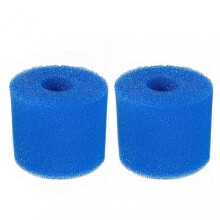 (2pcs Type I) Replacement Filter Cartridge Foam Type I/II/VI/D/H/S1/A/B Heavy Duty Pool Filter Sponge Reusable for Swimming Pool Spa