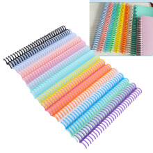 14Pcs 14 Farben Comb Binding Spines 150 Blatt Kapazität 19mm X 30 Ring PP Kunststoff Binder Combs für Notebook Schreibtisch Kalender