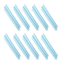 10 Pcs Binding Comb 19mm 30 Ring 150 Blatt Kapazität Kunststoff Comb Binding Spins für A4 B5 A5 Papier Transparent Blau