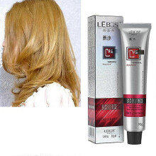 (Yellow)1 Pcs Hair Tint Colorant Semi Permanent Long Lasing Hair Cream Color Dye Paint