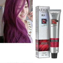 (Purple)1 Pcs Hair Tint Colorant Semi Permanent Long Lasing Hair Cream Color Dye Paint