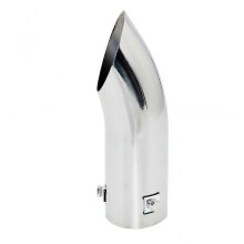 Car Vehicles Exhaust Flex Pipe Stainless Steel Tail End Pipe Tips 59mm 185mm