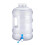 (White) 18.9L Water Container with Spigot,Water Bucket with Handle,Portable,with Screw 1