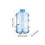 (Blue) 18.9L Water Container with Spigot,Water Bucket with Handle,Portable,with Screw 5