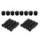 16 Pieces Octagonal Handles and Safety End Caps Standard Foosball Tables 5