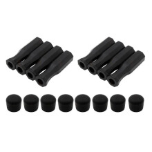 16 Pieces Octagonal Handles and Safety End Caps Standard Foosball Tables