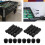 16 Pieces Octagonal Handles and Safety End Caps Standard Foosball Tables 3