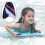 (Navy Stripe) Inflatable Surfboard Children Inflated Surf Board Swimming Learning Kickboard 5
