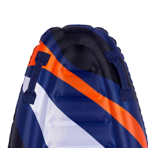 (Navy Stripe) Inflatable Surfboard Children Inflated Surf Board Swimming Learning Kickboard 1