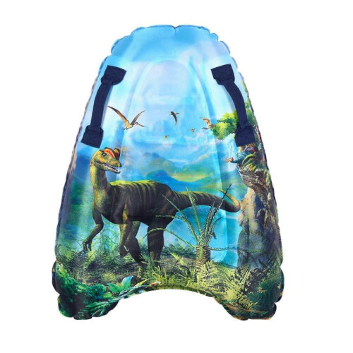 (Dinosaur) Inflatable Surfboard Children Inflated Surf Board Swimming Learning Kickboard 2