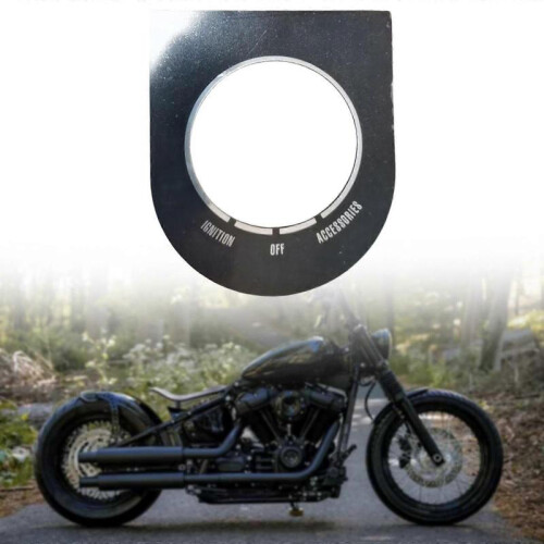 Motorcycle Dash Cover Switch Nameplate for Softail Fxst Flst Dyna Fxdwg 1