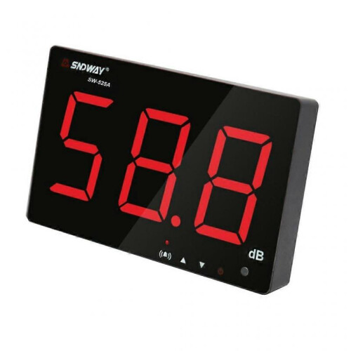 Digital LCD Sound Noise Level Meter Wall Hanging Type 30-130dB Noise Tester 2