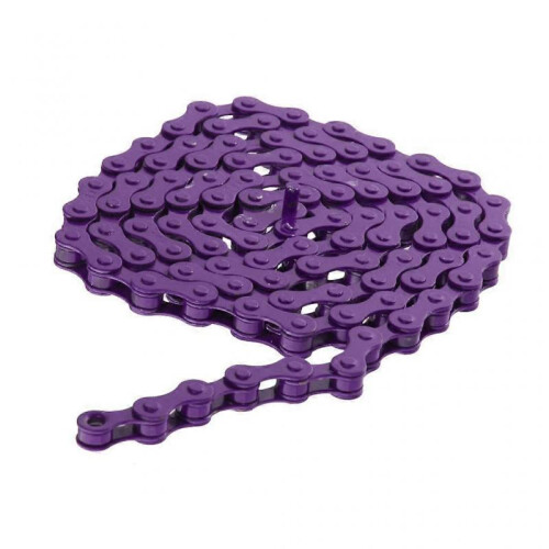 (1/2" x 1/8", Purple) High Strength Stee Single Single Speed Chain Fixed Gear BMX