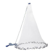 (Diagonal Dia 360cm) Fishing Net Hand Cast Fishing Net Mesh Fishing Equipment with Sinker Fishing