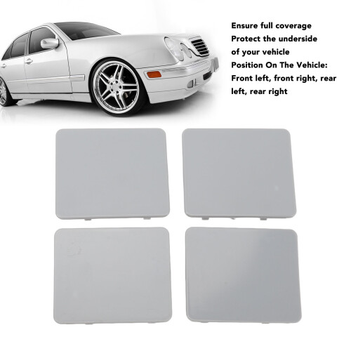 4PCs Seitenrock Rocker Panel Plug Cap Set 2106987030 Front Left oder Rechts Rocker Panel Trim Plug Ersatz für Benz E320 E430 2