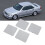 4PCs Seitenrock Rocker Panel Plug Cap Set 2106987030 Front Left oder Rechts Rocker Panel Trim Plug Ersatz für Benz E320 E430 14