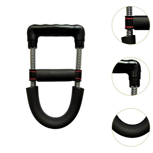 (Silver)Twister Arm Trainer Muscle Exercise Portable Forearm Strengthening for Beginners 2