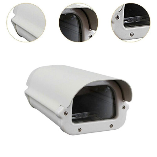 (6 Inch) Security CCTV Camera Housing Case Shell Protector Heavy Duty Sun Rain Shield 6 1