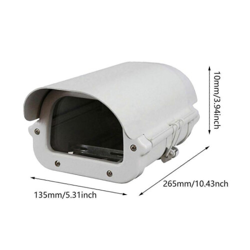 (8 Inch) Security CCTV Camera Housing Case Shell Protector Heavy Duty Sun Rain Shield 6 1